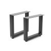 Artikelbild 1 des Artikels “Bankgestell ohne Lehne mit Platte Schwarz, RAL 9005 | Im Set (2x)“