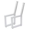 Artikelbild 1 des Artikels “Bankgestell mit Lehne Silber RAL 666 | Im Set (2x)“