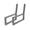 Artikelbild 1 des Artikels “Lounge Bankgestell mit Lehne 60/40 Anthrazit DB703 | Im Set (2x)“