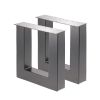 Artikelbild 1 des Artikels “Bankgestell U 80/80 Schwarz matt | Im Set (2x)“