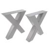 Artikelbild 1 des Artikels “Bankgestell X 80/80 Anthrazit DB703 | Im Set (2x)“