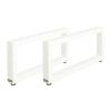 Artikelbild 1 des Artikels “Lounge Bankgestell ohne Lehne 60/40 Weiß, RAL 9010 | Im Set (2x)“