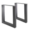 Artikelbild 1 des Artikels “Tischgestell U 80/80 Anthrazit DB 703 | Im Set (2x)“