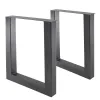 Artikelbild 1 des Artikels “Tischgestell U 80/80 Anthrazit DB 703 | Im Set (2x)“