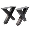 Artikelbild 1 des Artikels “Bankgestell X 80/80 Schwarz matt | Im Set (2x)“