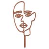 Artikelbild 1 des Artikels “Gartenstecker Female Face Lineart “