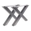 Artikelbild 1 des Artikels “Tischgestell X 100/100 Anthrazit DB703 | Im Set (2x)“