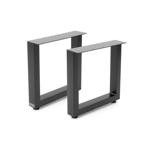 Artikelbild des Artikels “Bankgestell ohne Lehne mit Platte Schwarz, RAL 9005 | Im Set (2x)“