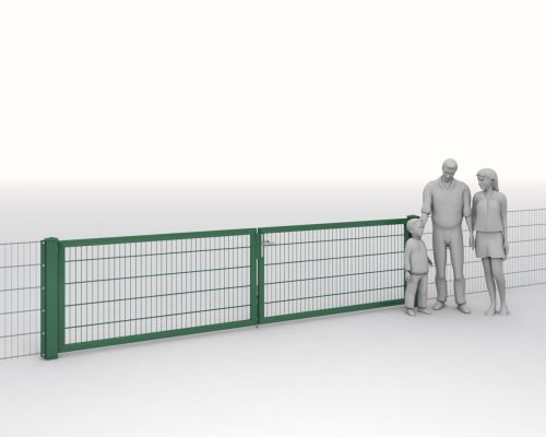 Artikelbild des Artikels “Industrietoranlage Einfahrt moosgrün RAL 6005 | 1030  | 4000 “