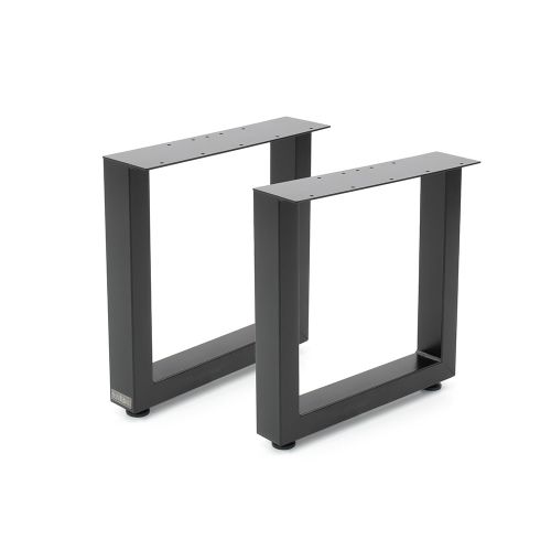 Artikelbild des Artikels “Bankgestell ohne Lehne mit Platte Schwarz, RAL 9005 | Im Set (2x)“