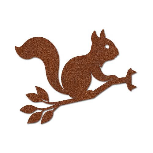 Artikelbild des Artikels “Baumstecker Eichhörnchen auf Ast “