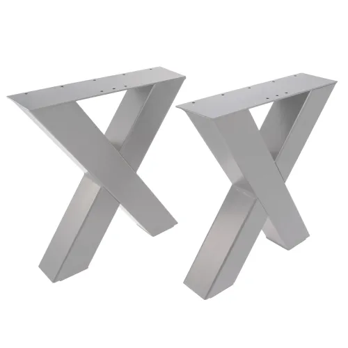 Artikelbild des Artikels “Bankgestell X 80/80 Anthrazit DB703 | Im Set (2x)“