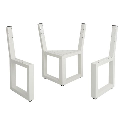 Artikelbild des Artikels “Eckbankgestell mit Lehne Weiß, RAL 9010 | Im Set (3-teilig)“