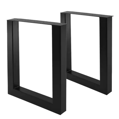 Artikelbild des Artikels “Tischgestell U 80/80 Schwarz matt | Im Set (2x)“