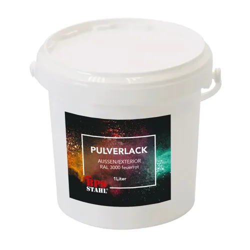 Artikelbild des Artikels “Pulverlack 1 L RAL 3000 feuerrot glänzend “
