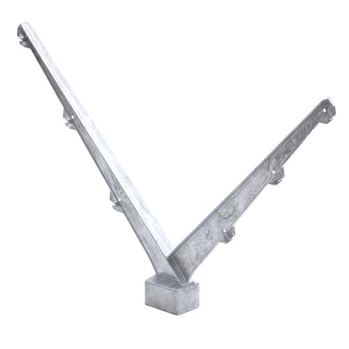 Artikelbild des Artikels “Stacheldrahtausleger Y-Form alu silber“