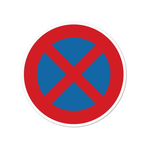 Artikelbild des Artikels “Warnschild rund, absolutes Halteverbot “