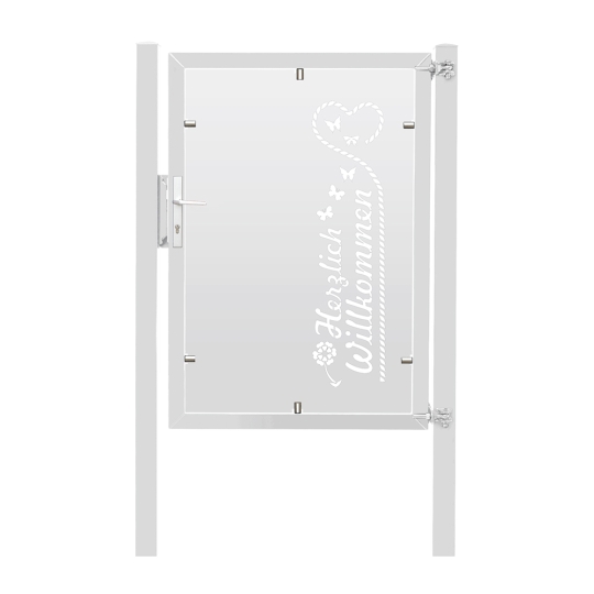 Design-Tor DT06 Fenstergrau (RAL 7040) | 1430  | 1000  | 1 flügelig