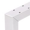 Artikelbild 2 des Artikels “Bankgestell mit Lehne Silber RAL 666 | Im Set (2x)“