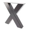 Artikelbild 2 des Artikels “Bankgestell X 80/80 Schwarz matt | Im Set (2x)“