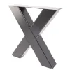 Artikelbild 2 des Artikels “Bankgestell X 80/80 Schwarz matt | Im Set (2x)“