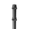 Artikelbild 2 des Artikels “Zaunpfosten Typ 2 anthrazit RAL 7016 | 1230 | Zum Einbetonieren | Eckpfosten Links“