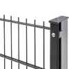Artikelbild 2 des Artikels “Zaunpfosten Typ 1 anthrazit RAL 7016 | 830 | Zum Einbetonieren | Standard“