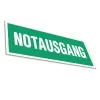 Artikelbild 2 des Artikels “Hinweisschild eckig, Notausgang “