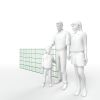 Artikelbild 3 des Artikels “Doppelstabmatte 6/5/6 moosgrün RAL 6005 | 1030“