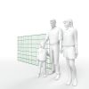 Artikelbild 3 des Artikels “DV Doppelstabmatte 8/6/8 moosgrün RAL 6005 | 1430“