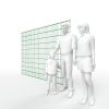 Artikelbild 3 des Artikels “DV Doppelstabmatte 8/6/8 moosgrün RAL 6005 | 2030“