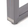 Artikelbild 3 des Artikels “Bankgestell mit Lehne Stahl Klarlack | Im Set (2x)“