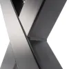 Artikelbild 3 des Artikels “Bankgestell X 80/80 Schwarz matt | Im Set (2x)“