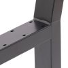 Artikelbild 4 des Artikels “Bankgestell mit Lehne Schwarz matt RAL 9005 | Im Set (2x)“
