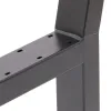 Artikelbild 4 des Artikels “Bankgestell mit Lehne Schwarz matt RAL 9005 | Im Set (2x)“