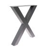 Artikelbild 4 des Artikels “Tischgestell X 80/80 Anthrazit DB 703 | Im Set (2x)“