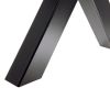 Artikelbild 4 des Artikels “Tischgestell X 80/80 Schwarz matt RAL 9005 | Im Set (2x)“