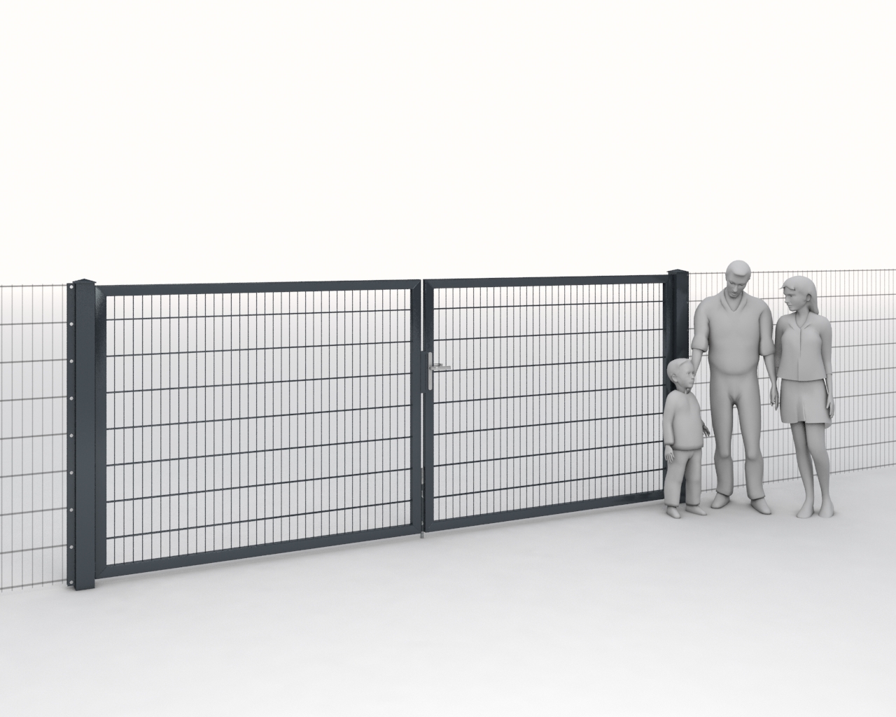 Artikelbild 1 des Artikels “Industrietoranlage Einfahrt anthrazit RAL 7016 | 1630  | 4000  “