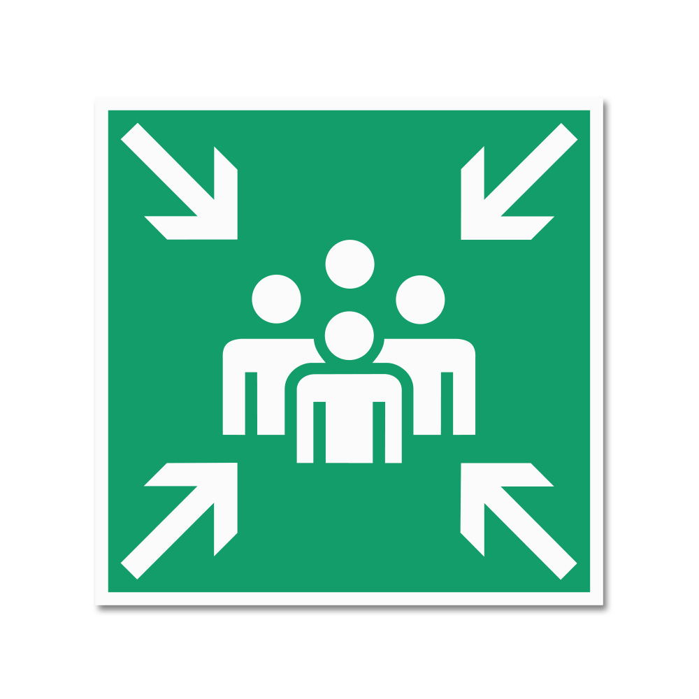 Artikelbild 1 des Artikels “Hinweisschild eckig, Sammelstelle “
