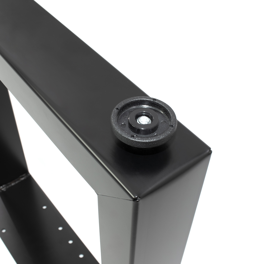  Artikelbild 2 des Artikels “Bankgestell ohne Lehne mit Platte Schwarz, RAL 9005 | Im Set (2x)“