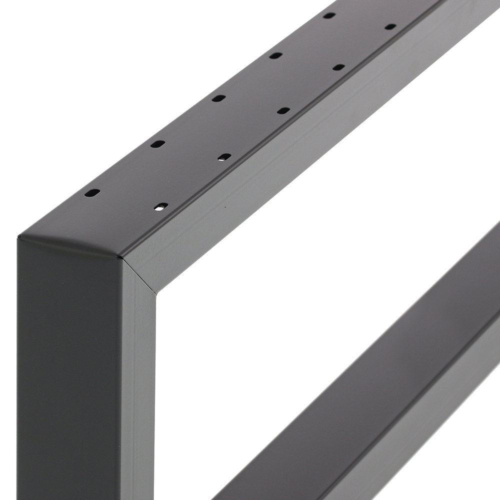  Artikelbild 2 des Artikels “Lounge Bankgestell mit Lehne 60/40 Schwarz, RAL 9005 | Im Set (2x)“