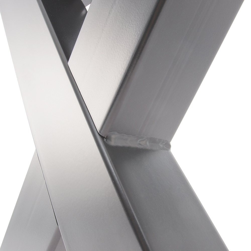 Artikelbild 2 des Artikels “Bankgestell X 80/80 Anthrazit DB703 | Im Set (2x)“
