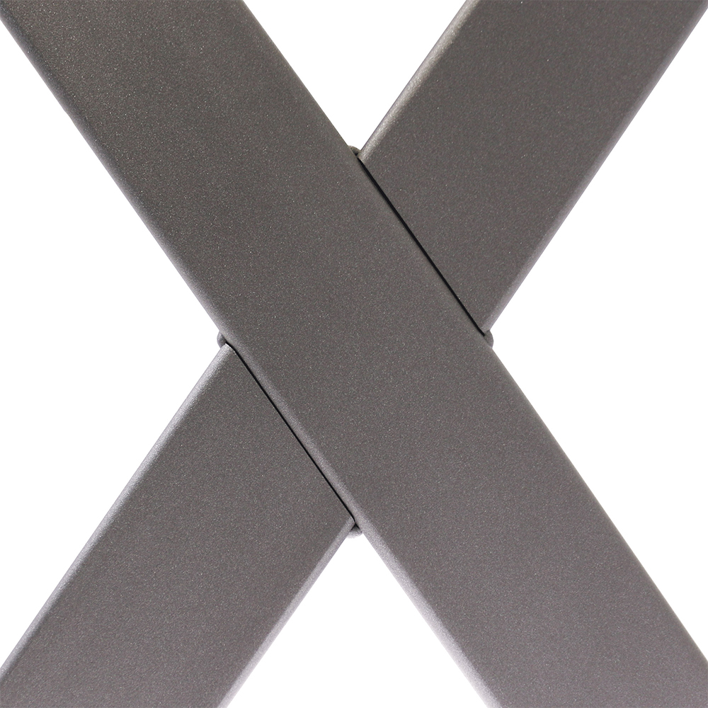 Artikelbild 2 des Artikels “Tischgestell X 80/80 Anthrazit DB 703 | Im Set (2x)“