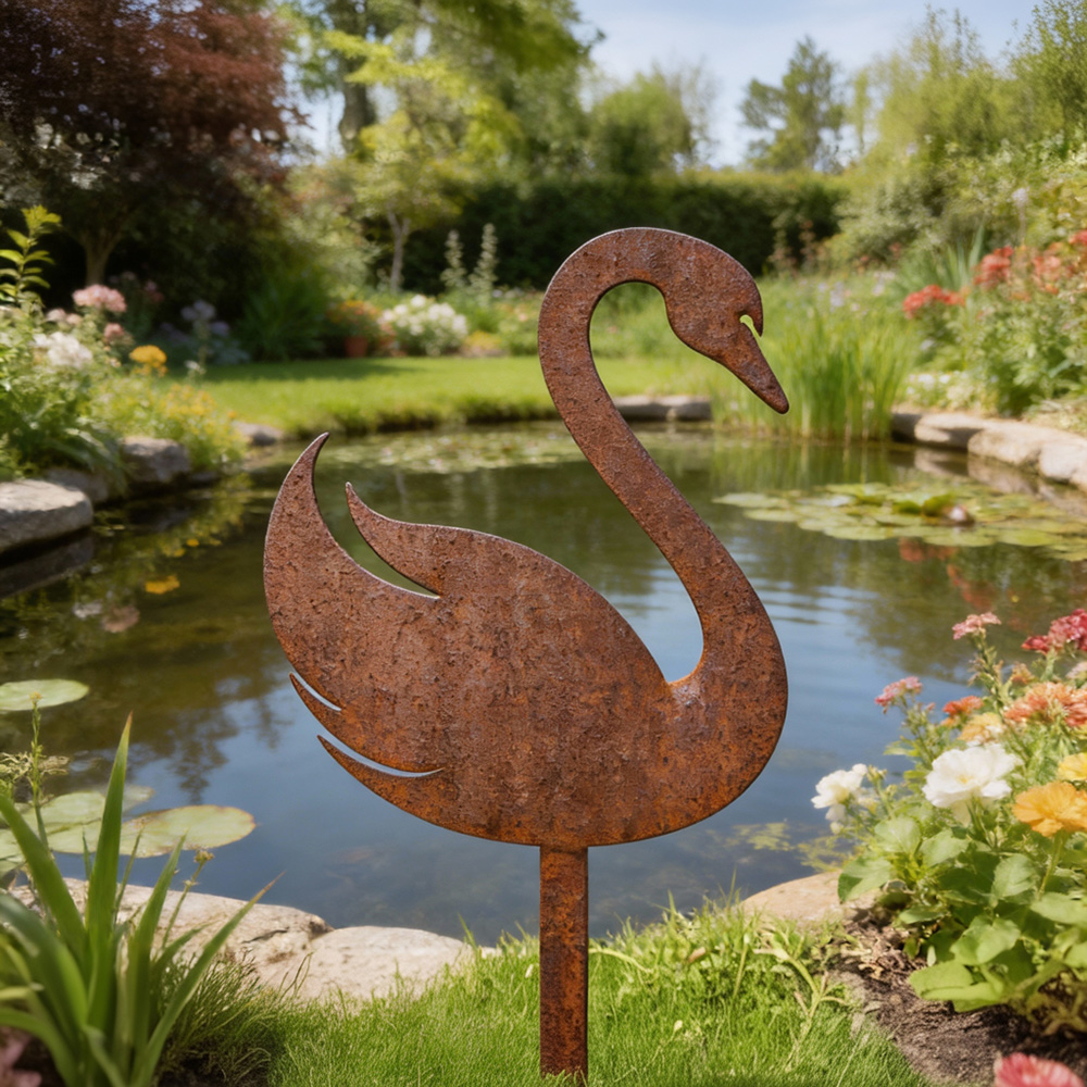 Artikelbild 2 des Artikels “Gartenstecker Schwan Auria “