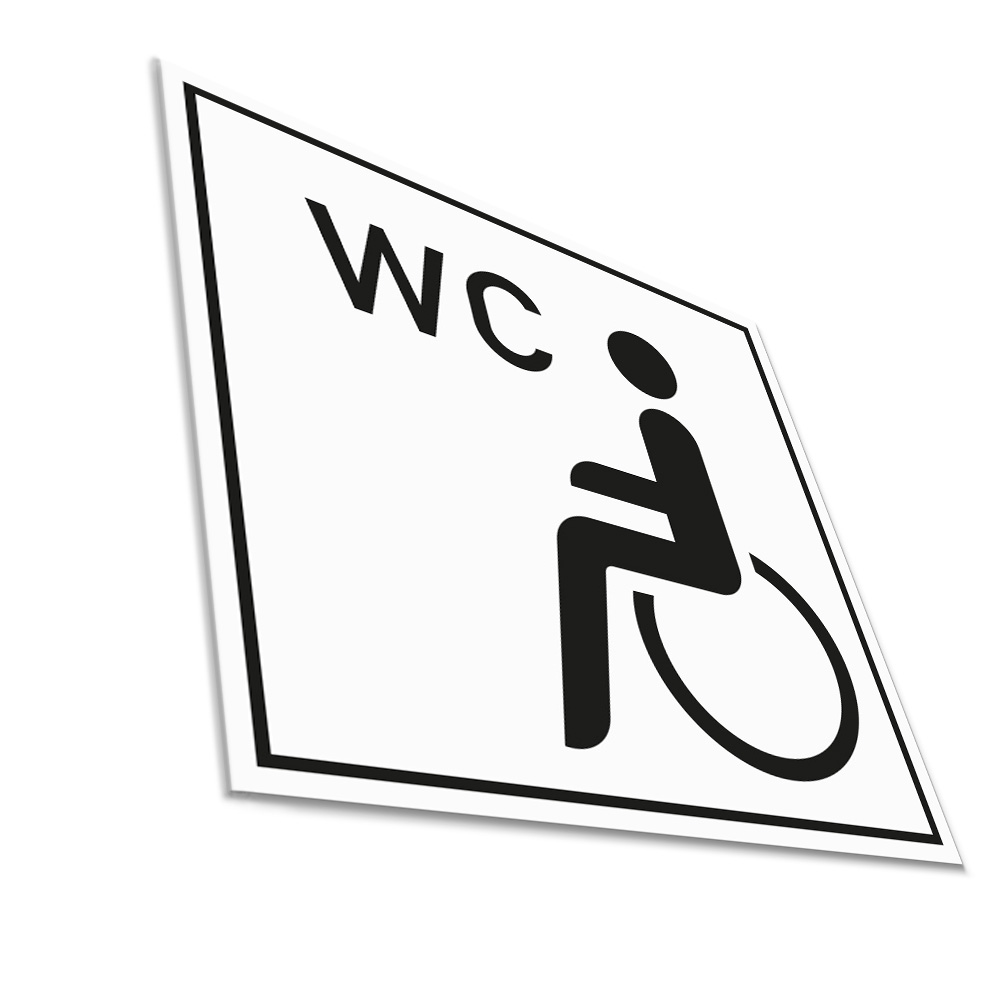 Artikelbild 2 des Artikels “Hinweisschild WC Behinderte “