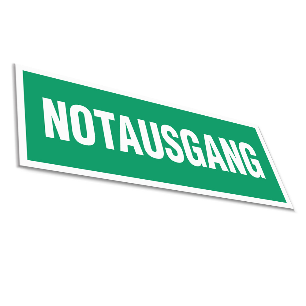 Artikelbild 2 des Artikels “Hinweisschild eckig, Notausgang “