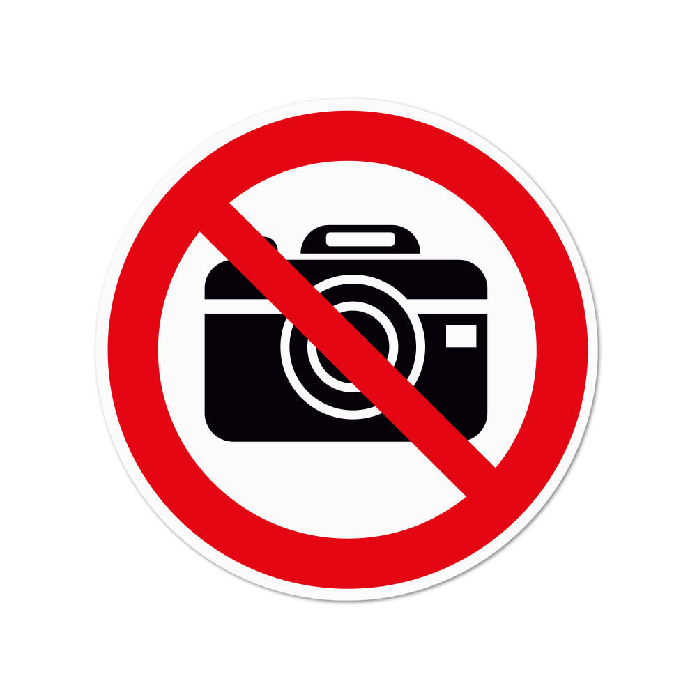 Artikelbild 2 des Artikels “Hinweisschild rund, Fotografie verboten “