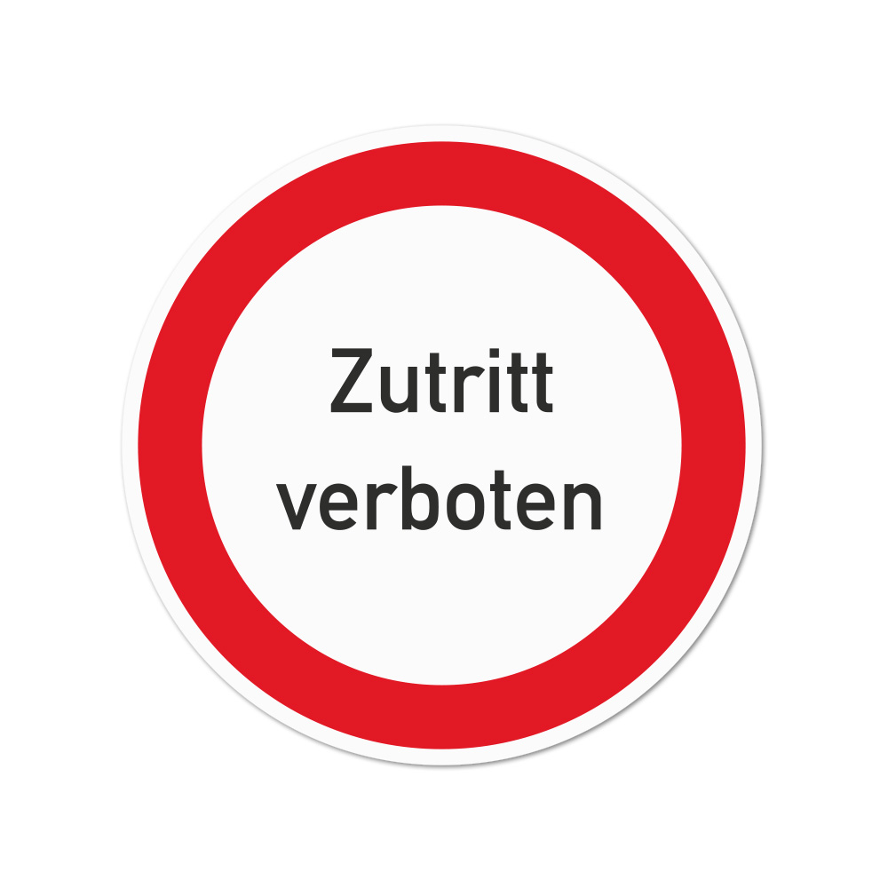 Artikelbild 2 des Artikels “Warnschild rund, Zutritt verboten “