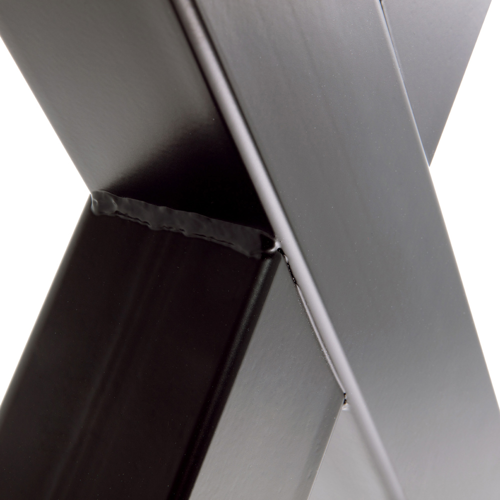 Artikelbild 3 des Artikels “Tischgestell X 80/80 Schwarz matt RAL 9005 | Im Set (2x)“