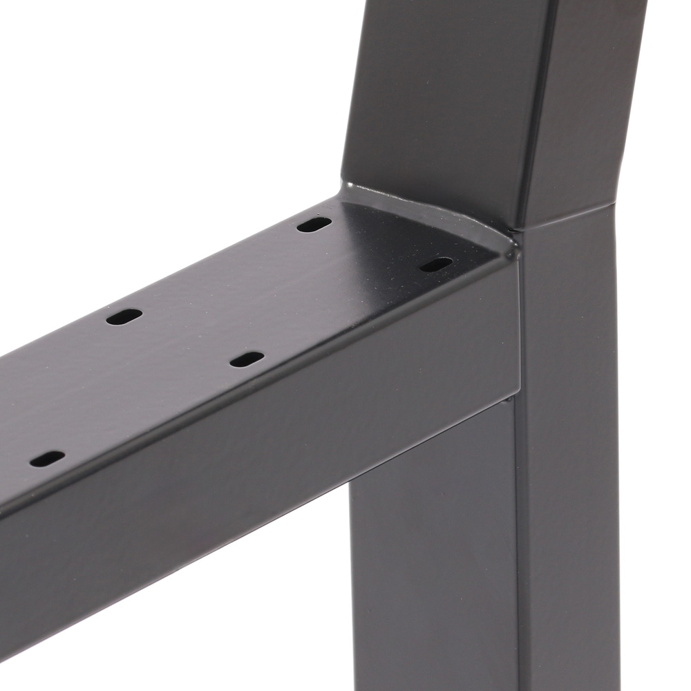  Artikelbild 4 des Artikels “Bankgestell mit Lehne Schwarz matt RAL 9005 | Im Set (2x)“